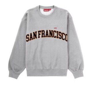 Supreme Small Box Shop Crewneck - San Francisco 'Heather Grey'